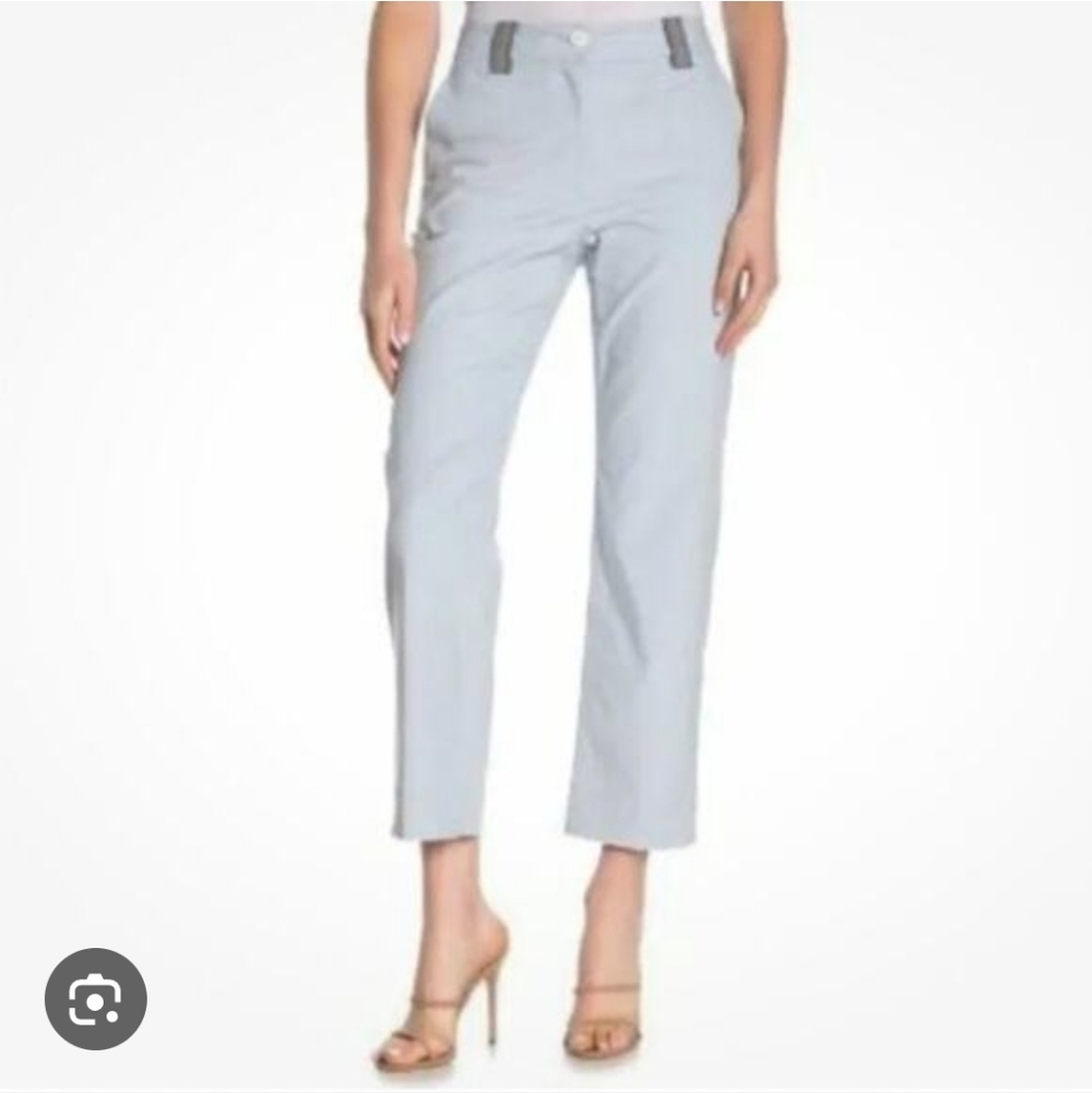 rag & bone Women Cairo Corduroy High Rise Baby Blue Sz8‎ Trouser Pants